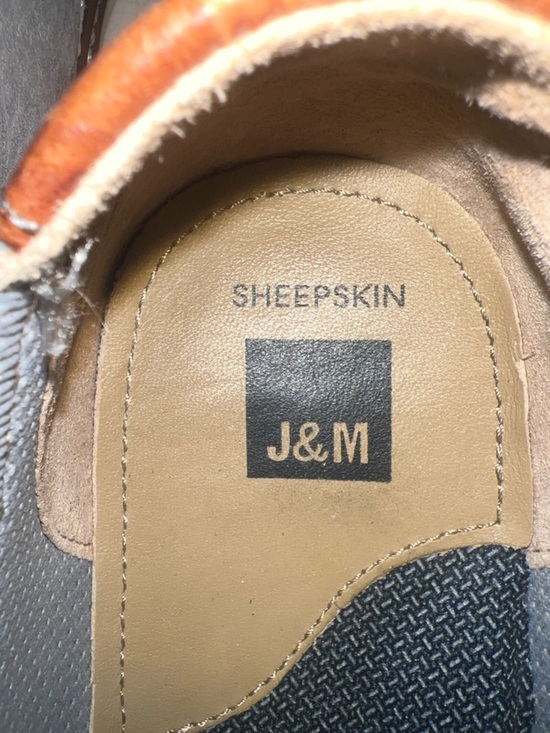 Men’s Light Gray Sheepskin-Lined Lace-Up Derbys main image 5